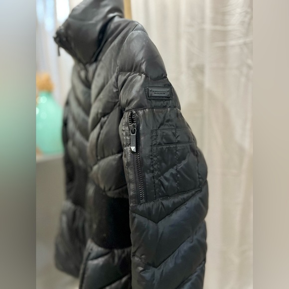 BCBG Maxazria black puffer coat - Picture 2 of 5